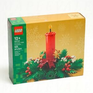 Lego 40743 Christmas Candle Holly Table Decoration Gift 433 pieces - NEW IN BOX